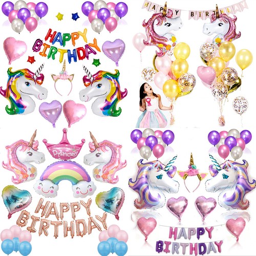 Unicorn happy birthday - happy,